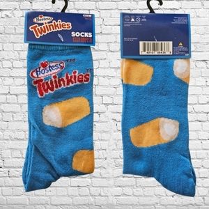 Hostess Twinkies Crew Socks - Mens Size 6-12 - New - Unisex - Delicious Sponge